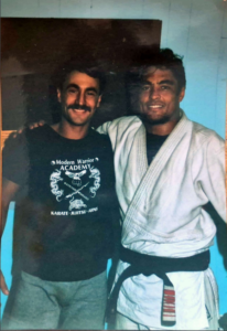 Professor Lorne Therrien Sr. and Rickson Gracie 1991